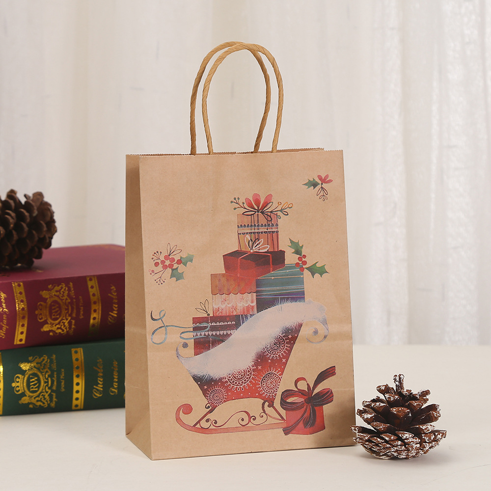 Gift Wrapping Supplies, Gift Bags Event & Party Supplies Christmas Nordic Style Classic Style Christmas House Christmas Tree Christmas Socks Party Festival Gift Wrapping Supplies Gift Bags