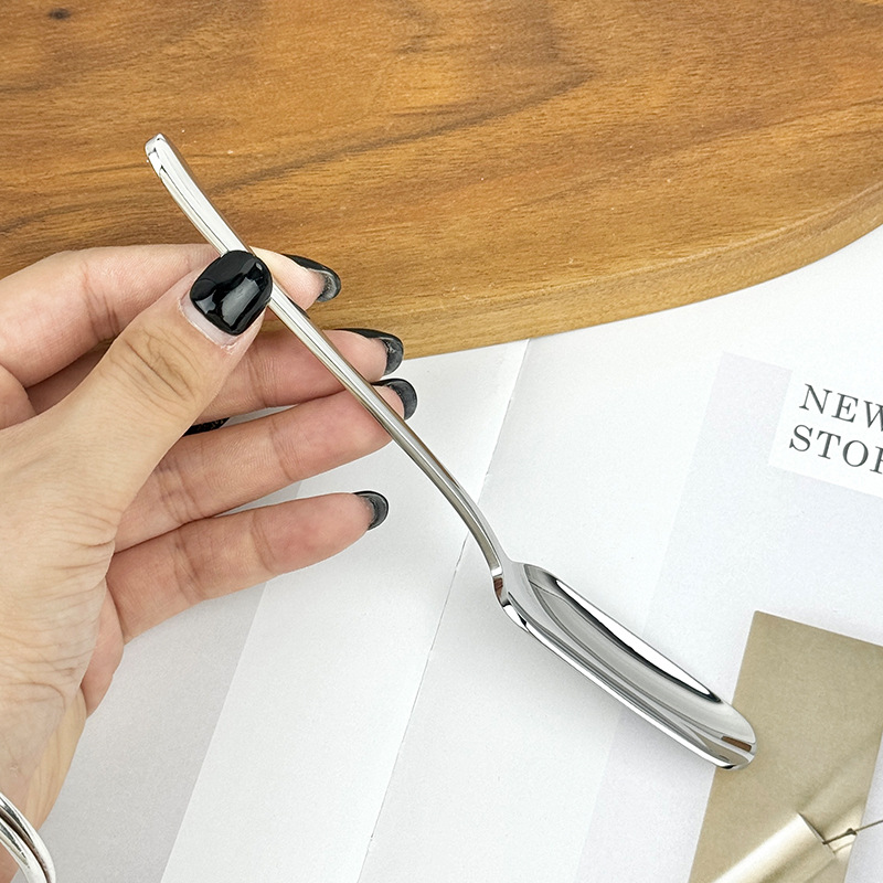 Chockmen Zhuo Deming 18 / 10 Postre de acero inoxidable Colin cucharas más postre cucharas de té de la tarde cucharas de café ideas