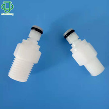 M系列1/8-1/4NPT螺牙直通公头品质POM塑料代用CPC快速接头