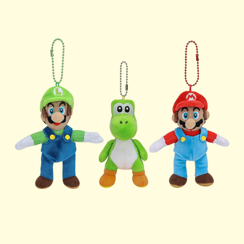 新型の小さいサイズのマリオの小さい恐竜の耀西のカメのマリオの易の顔の人の幽霊のぬいぐるみのぬいぐるみのペンダント|undefined