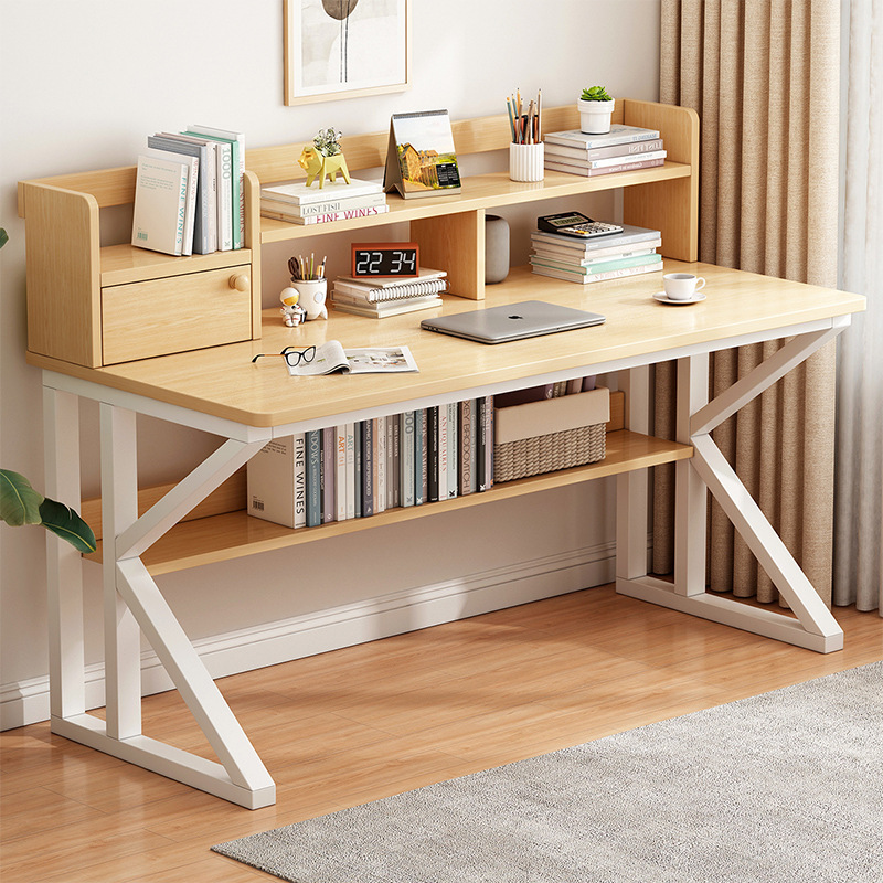 Computer Desk, Desk, Bookshelf, Integrated Student Bedroom, Home Desktop Desk, Simple Modern Study Table Computer Desk, Desk, Bookshelf, Integrated Student Bedroom, Home Desktop Desk, Simple Modern Study Table