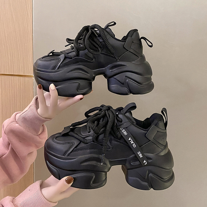 Papá de estilo europeo para mujer en primavera de 2024, nuevos zapatos de bizcocho de suela pequeña y gruesa, informales que aumentan la altura_voghion.com