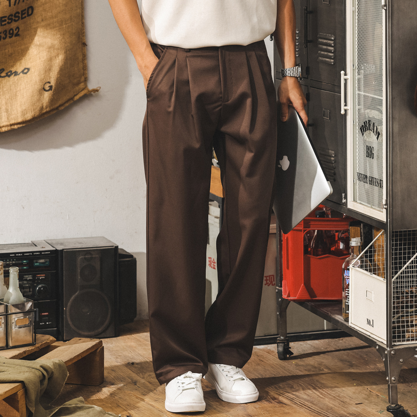 American-Style Drape Straight-Leg Executive Casual Men's Dress Pants 2025 New Trendy Brand High-End Wrinkle-Free Autumn Loose Long Pants