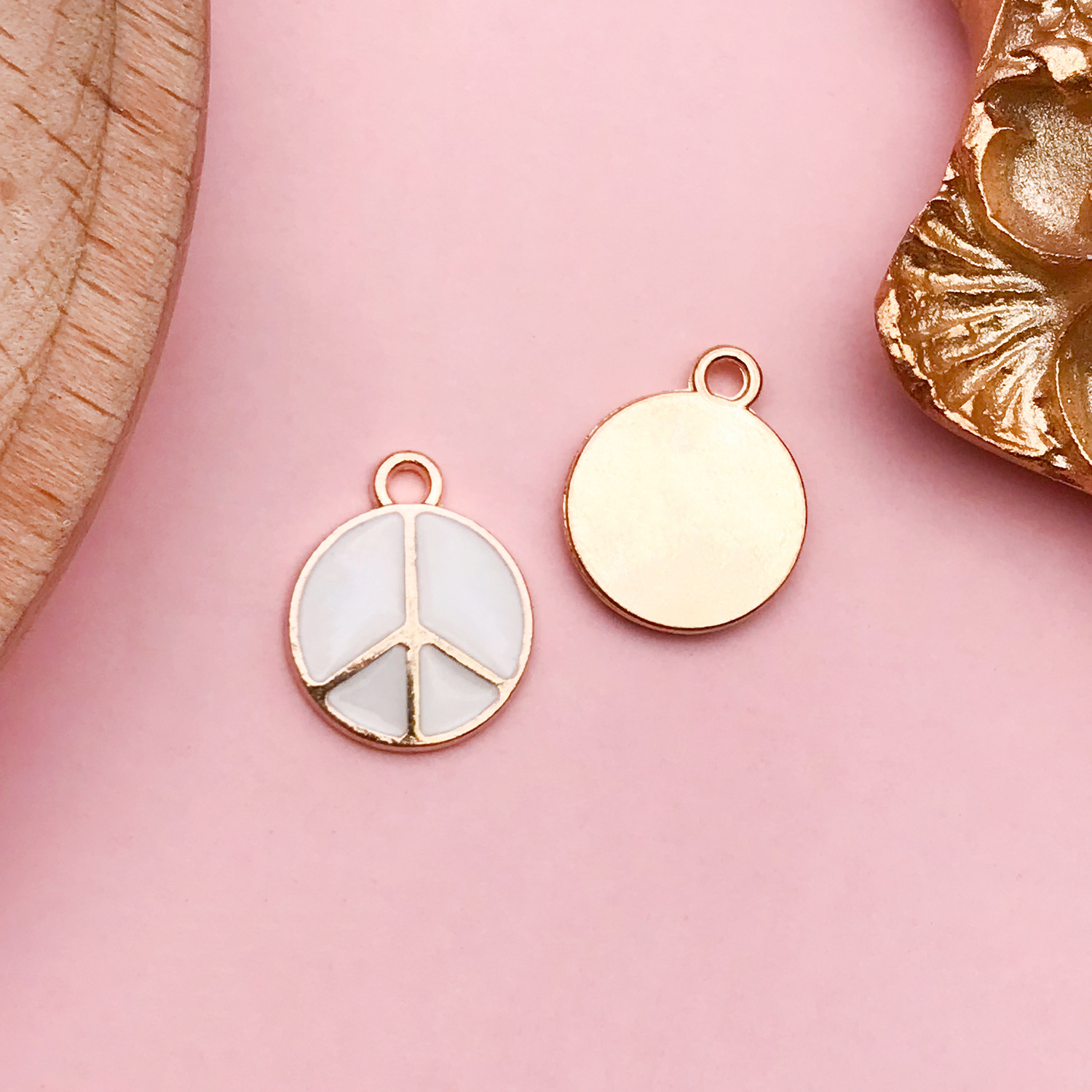 Colgante de vaca corona y nubes, accesorios DIY para llaveros y joyería