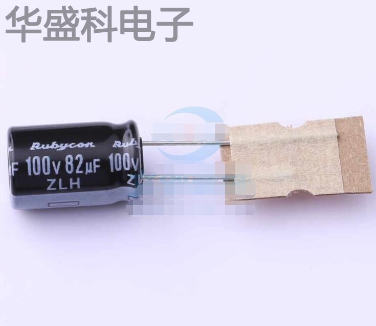 100ZLH82MEFCT810X16 描述 82uF 100V 引线型铝电解电容 厂家直销