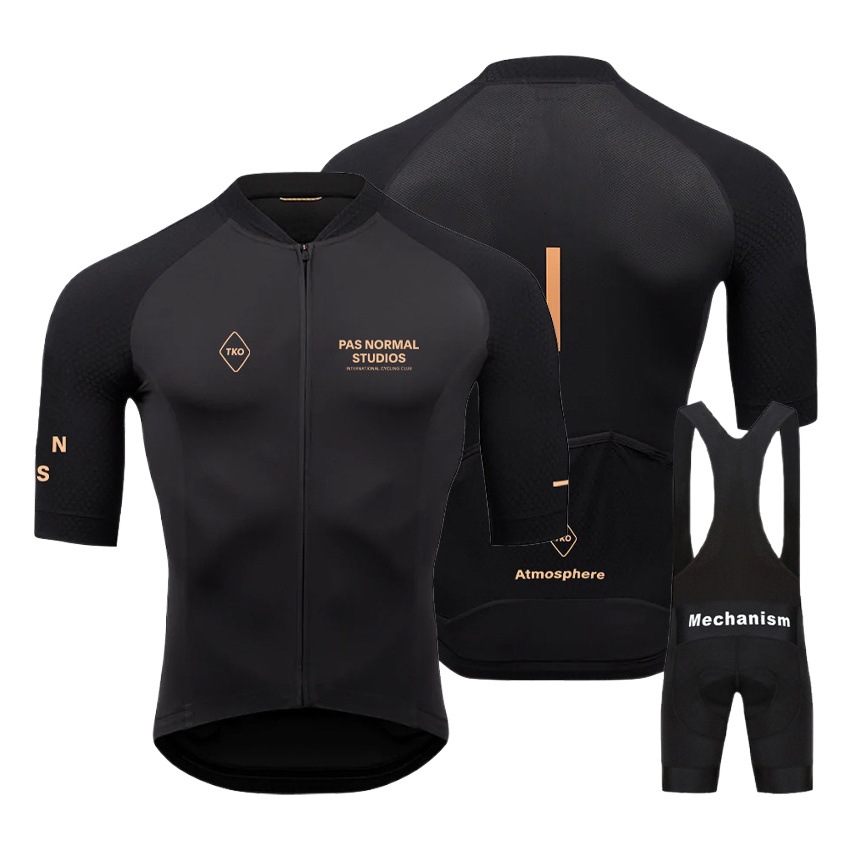 Short-sleeved cycling jersey suit bicycle breathable mountain bike clothing new hot pns men's summer sweat-absorbent