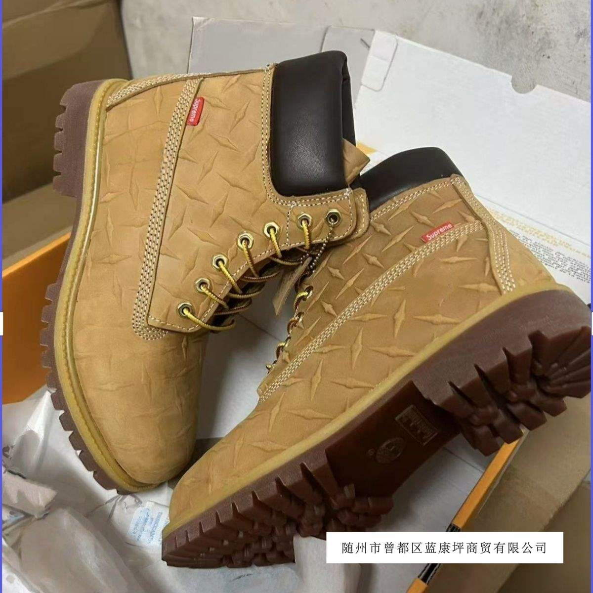 Botas de amarillo de marca nueva 61 original Timberlake no podrido cuero pareja de hombres y mujeres al aire libre Martin amarillo esmaltado orden