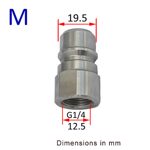 Lavadora de espuma de alta presión regadera conector de espuma PISTOLA DE PULVERIZACIÓN de coches lavadora de alta presión pistola de agua boquilla conector de rosca interna