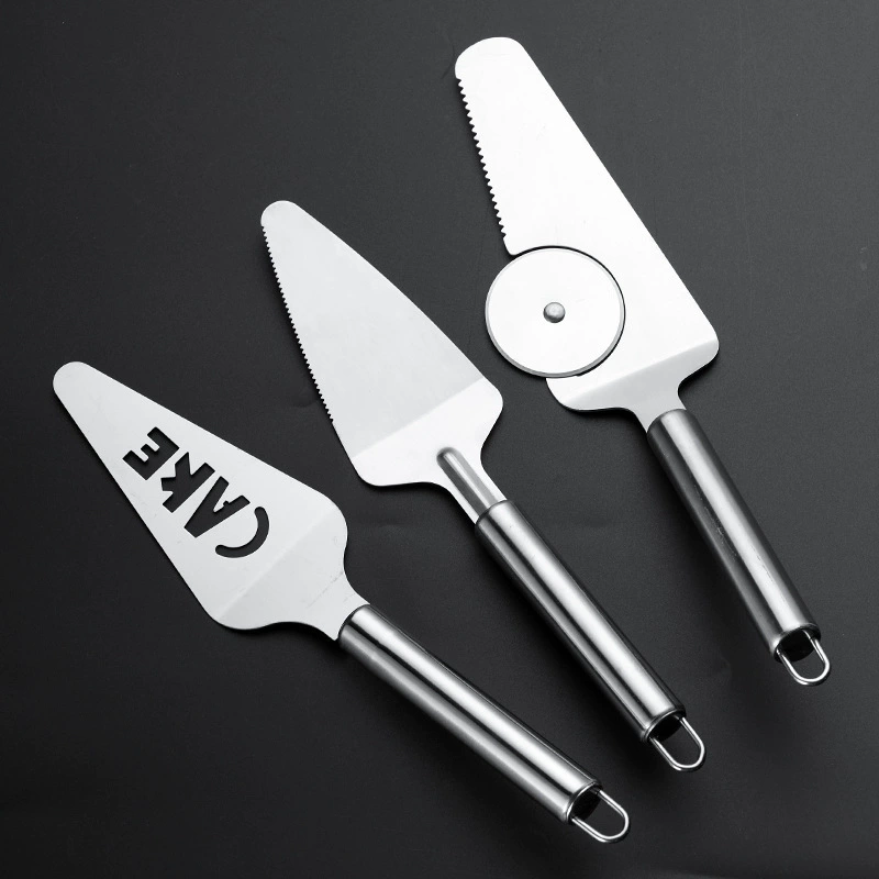Dual wheel round universal kitchenware stainless steel