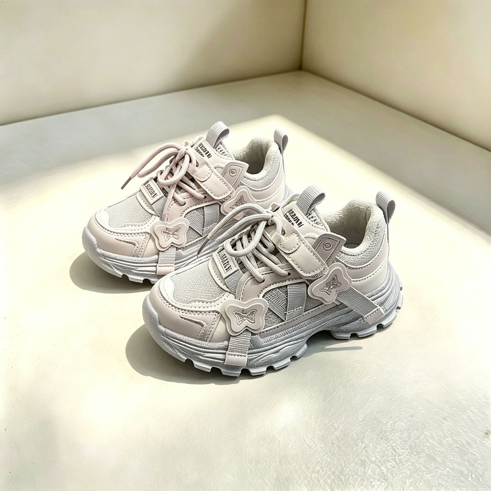 Mi Le Chao Niño algodón, zapatos de moda para niños, zapatos deportivos de cuero para niños, zapatos casuales de cuero impermeables image 2