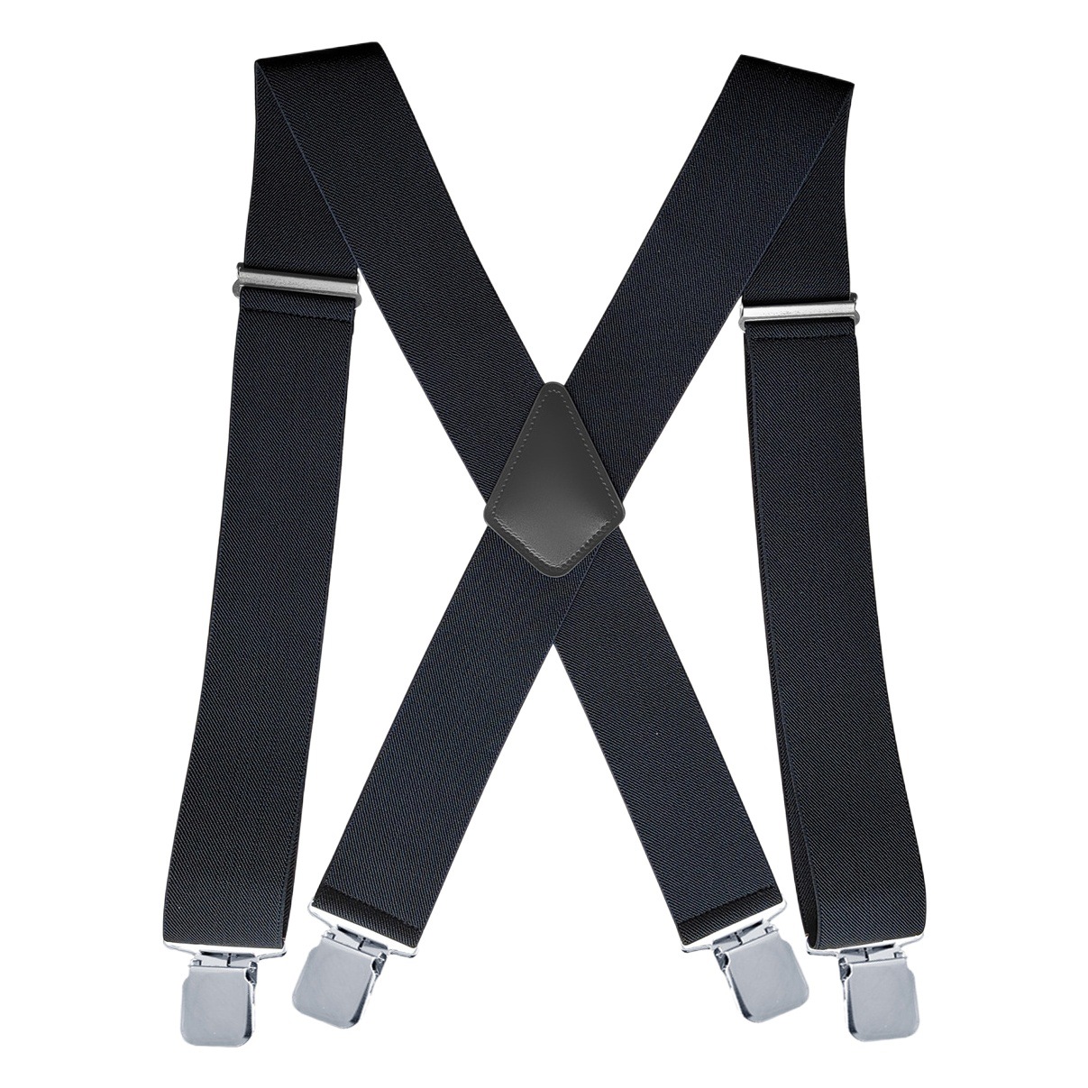 Fuente de la fábrica 5cm hombres adultos casual suspender elástico poliéster overoles suspender clip
