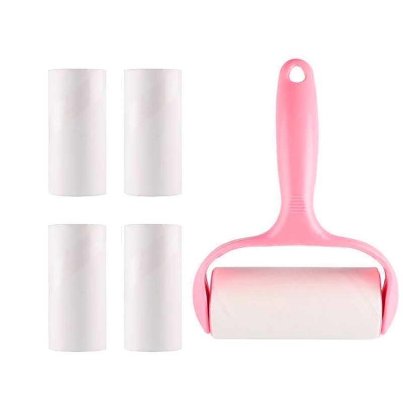 눈물 머리 스티커 종이 롤 먼지 끈끈한 머리 롤러 먼지 끈적 끈적한 종이 가정용 애완 동물 머리 옷 머리 제거제