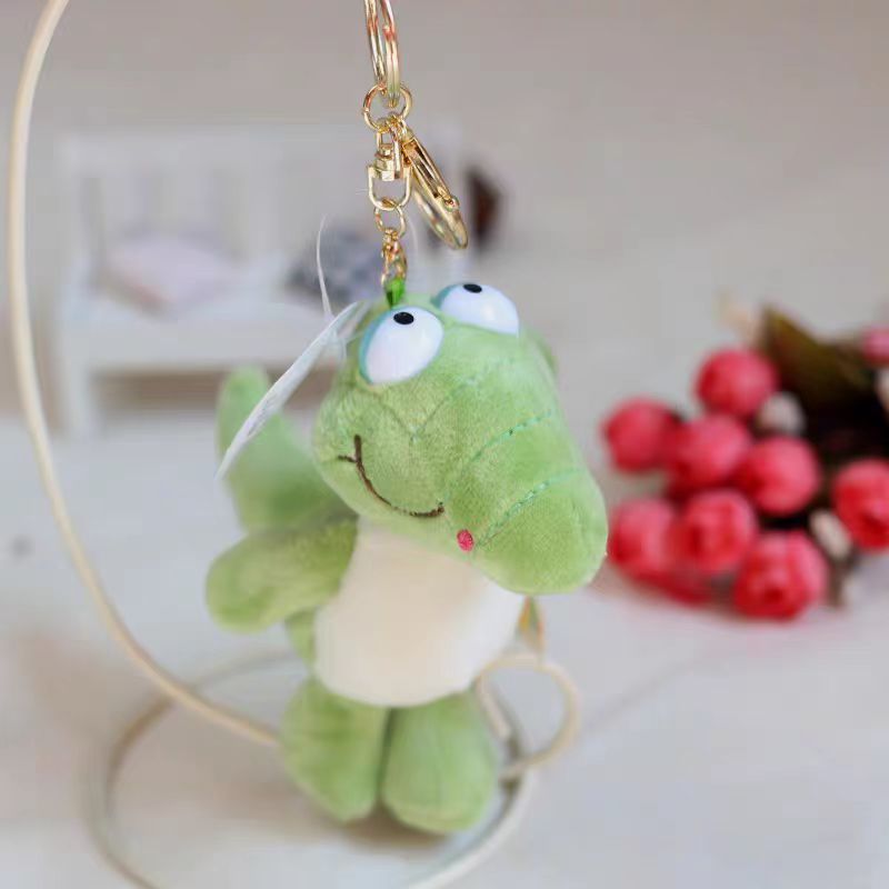 Nuevo transfronterizo jungla animal llavero elefante león colgante juguetes de peluche decoración bolsos llavero al por mayor