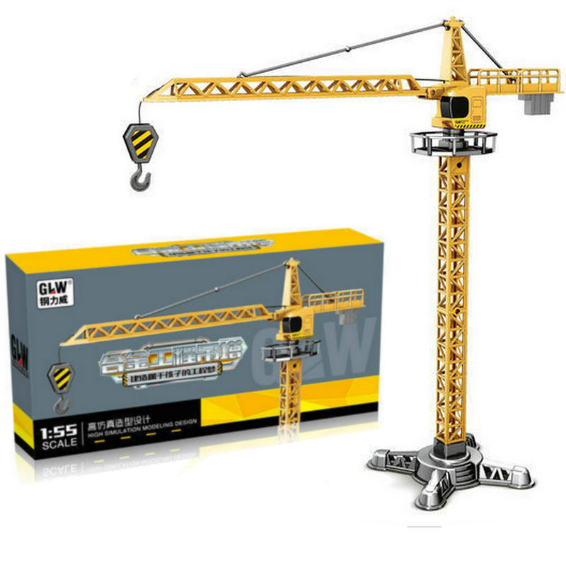 Steel Liwei 1:55 alloy tower crane 816 crane crane Play House children's educational toys mixed wholesale Steel Liwei 1:55 alloy tower crane 816 crane crane Play House children's educational toys mixed wholesale