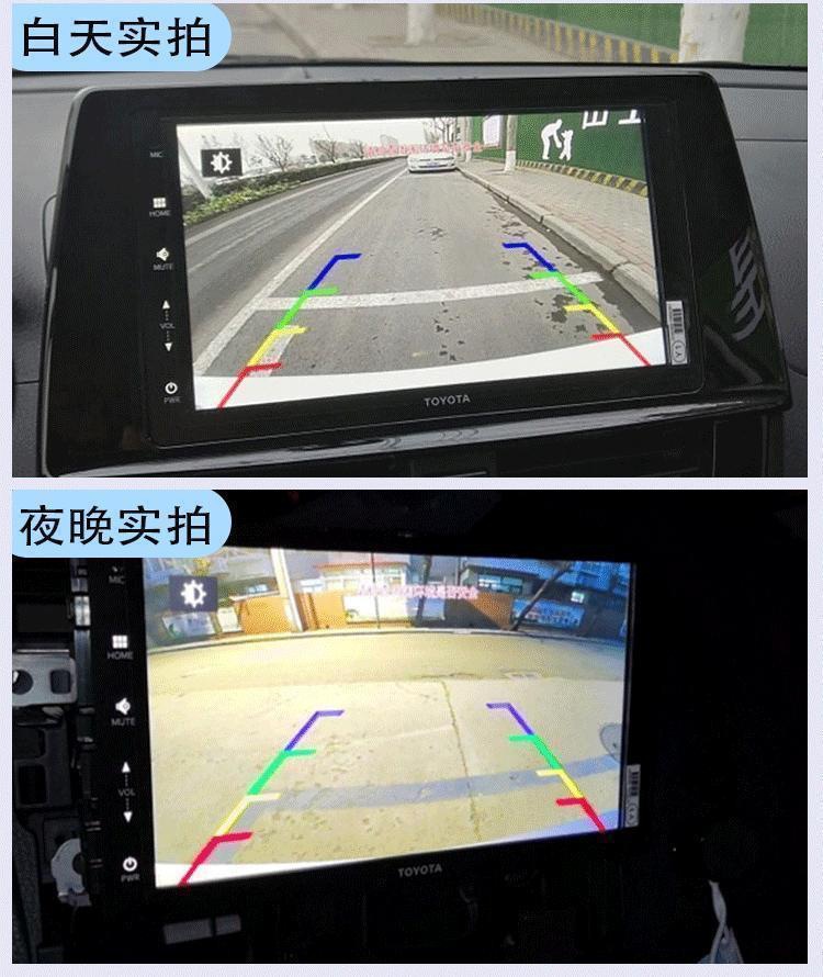 Universal In-Car Perforated Ccd Small Dome Reversing Camera Ahd1080P High-Definition Night Vision