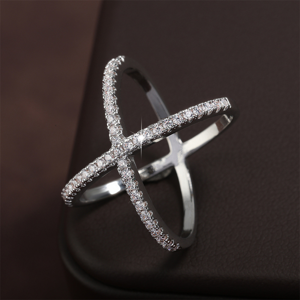 Minimalist Stackable Ring Set With Cubic Zirconia For Women_voghion.com