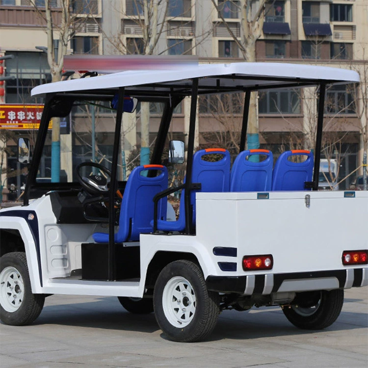 Патрульная экскурсионная машина с аккумулятором 6-местный электрический патрульный автомобиль 4-местный кабриолет