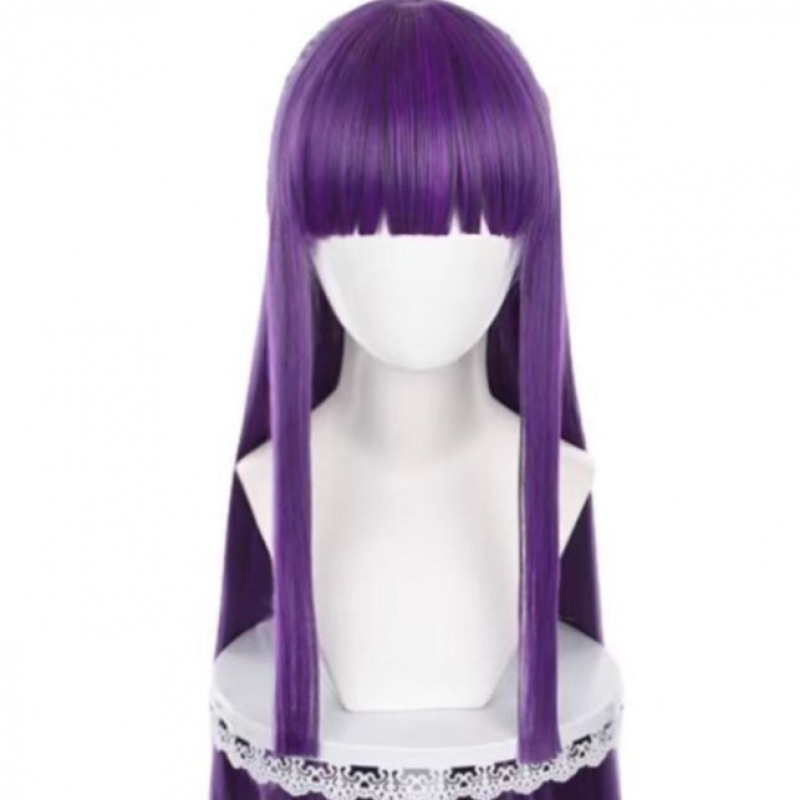 Anime Frieren: Beyond Journey's End Cosplay Wig Purple Long Hair Frieren Wig Fern Anime Frieren: Beyond Journey's End Cosplay Wig Purple Long Hair Frieren Wig Fern