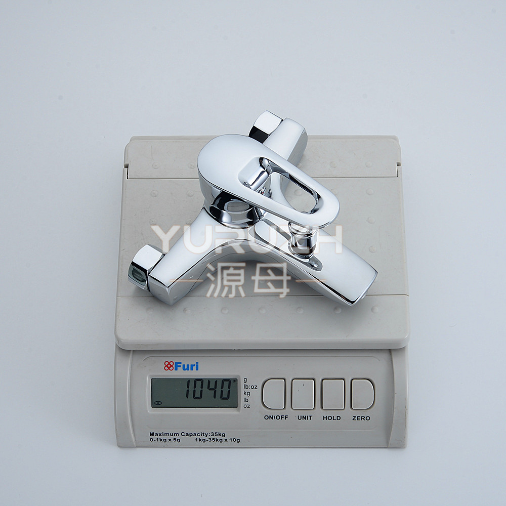 All-copper shower faucet, hot and cold water mixing valve, shower head, bathtub faucet, integrated bathroom mixing valve, high-end bathroom Specification drawing