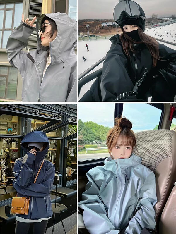 男性用アウトドア登山服 2025 台州鳥ジャケット レディースジャケット チベットキャンプ防風防水ジャケット秋|undefined