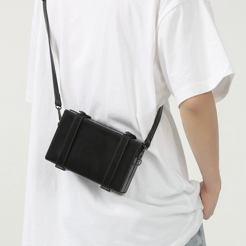 Box, trend one-shoulder bag, small bag, for beloved