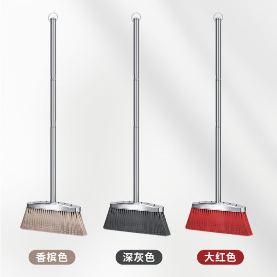 Broom dustpan combination two-piece set of household quality increase sweeping broom sanitary bucket garbage shovel factory wholesale