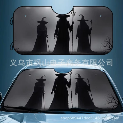 Sun shade | Creative Cross-Border Halloween Skull and - 130cm-70cm-halloween-8