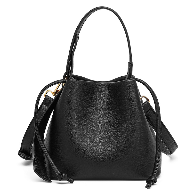 2025 新しい野菜バスケットバッグ巾着バケツバッグテクスチャ通勤多用途ショルダークロスボディバッグ女性のエレガントなハンドバッグ