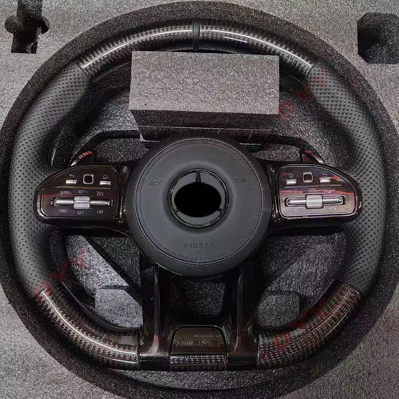 Mercedes-Benz – Carbon Fiber Steering Steering wheel - genuine-carbon-style-2