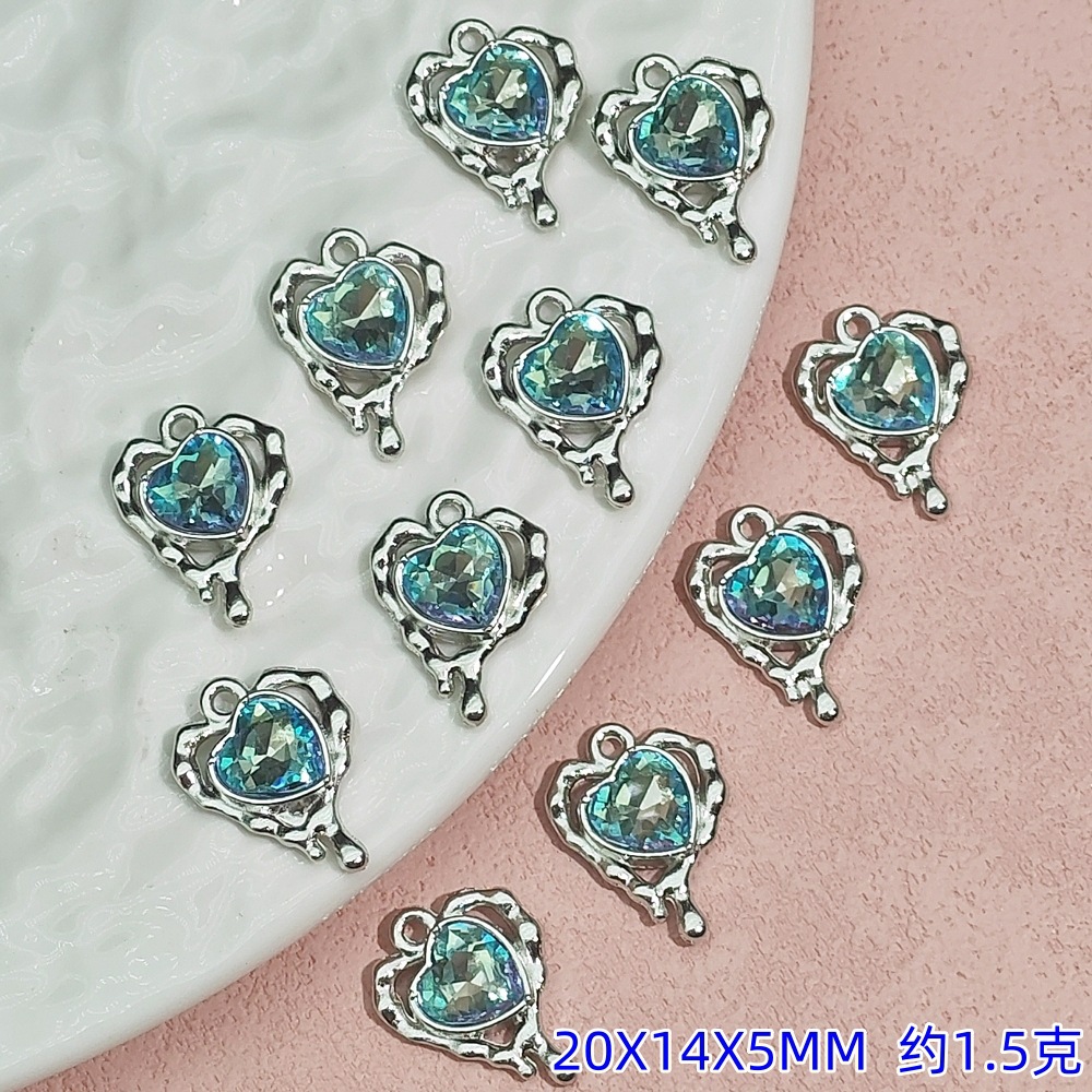 Exquisitos accesorios de joyería colgante de diamante de alta protección ultravioleta al por mayor collar DIY artesanal colgante de materiales de ropa de pulsera