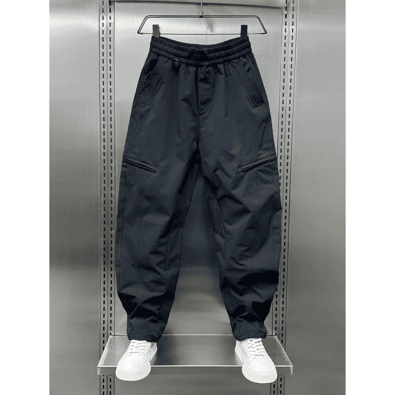 2025 Autumn Zipper Scimitar Cargo Pants Men's American Style Loose Straight-Leg Harem Pants Outdoor Easiest for Match High-End Men's Clothing 2025 Autumn Zipper Scimitar Cargo Pants Men's American Style Loose Straight-Leg Harem Pants Outdoor Easiest for Match High-End Men's Clothing