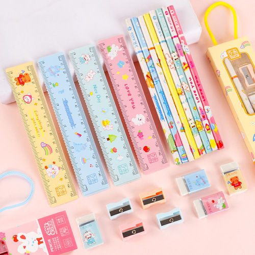 Stationery set gift box kindergarten primary school students Children's Day gift prizes children's creative school supplies