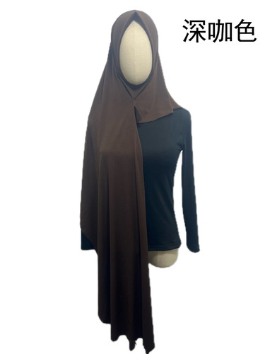 New Crystal Grass Full Wrap Scarf Autumn/Winter Amazon Head Scarf Plain Color Women Outdoor Wholesale W039