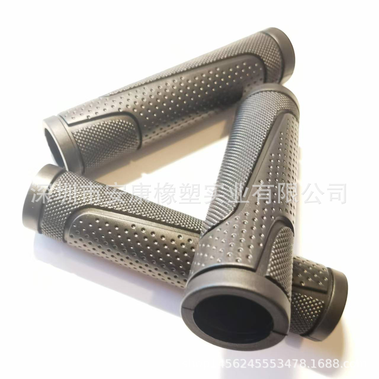 适合22mm钢管自行车手柄圆管手柄放热防滑手柄