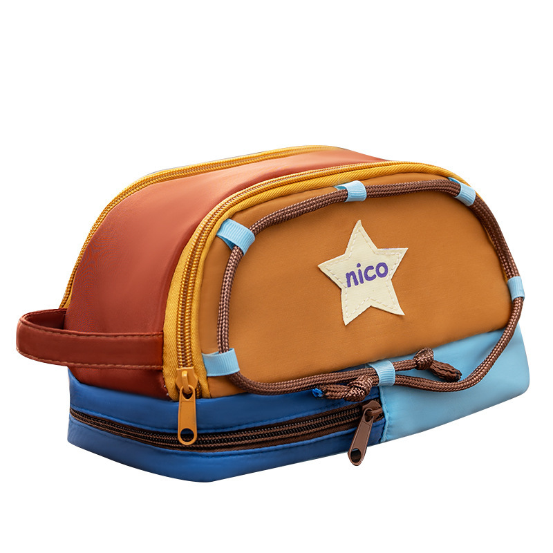 Estuche de lápices Kuromi de gran capacidad — doble capa, multifuncional, simple y duradero, ideal para estudiantes, venta al por mayor