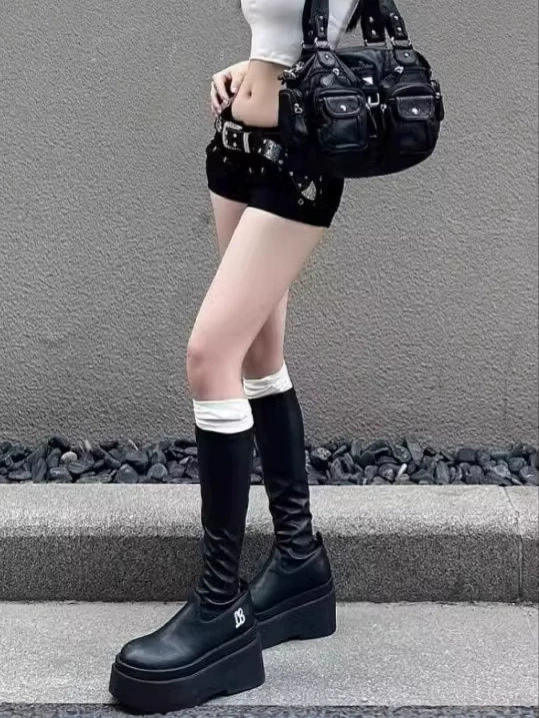 Джинсовая юбка, шорты, летняя sexy поясная сумка, дизайнерские брюки, американский стиль, акцент на бёдрах