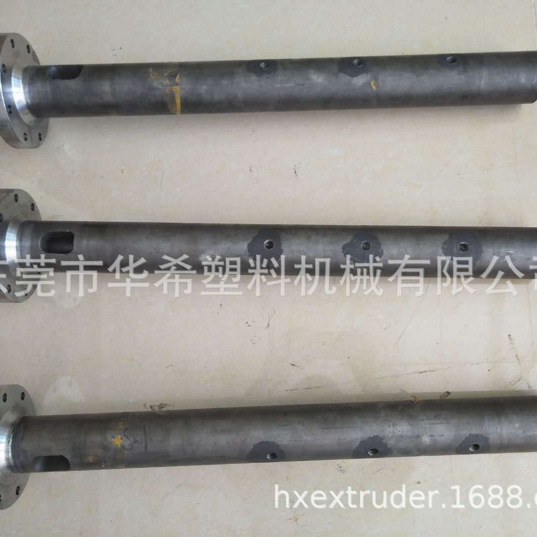 东莞商家   φ65规格 发泡机挤出用挤出机螺杆机筒