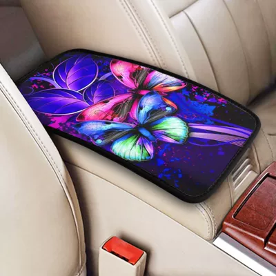Cross-Border Jit Printed Car Armrest Armrest box pad - 654069269792932915