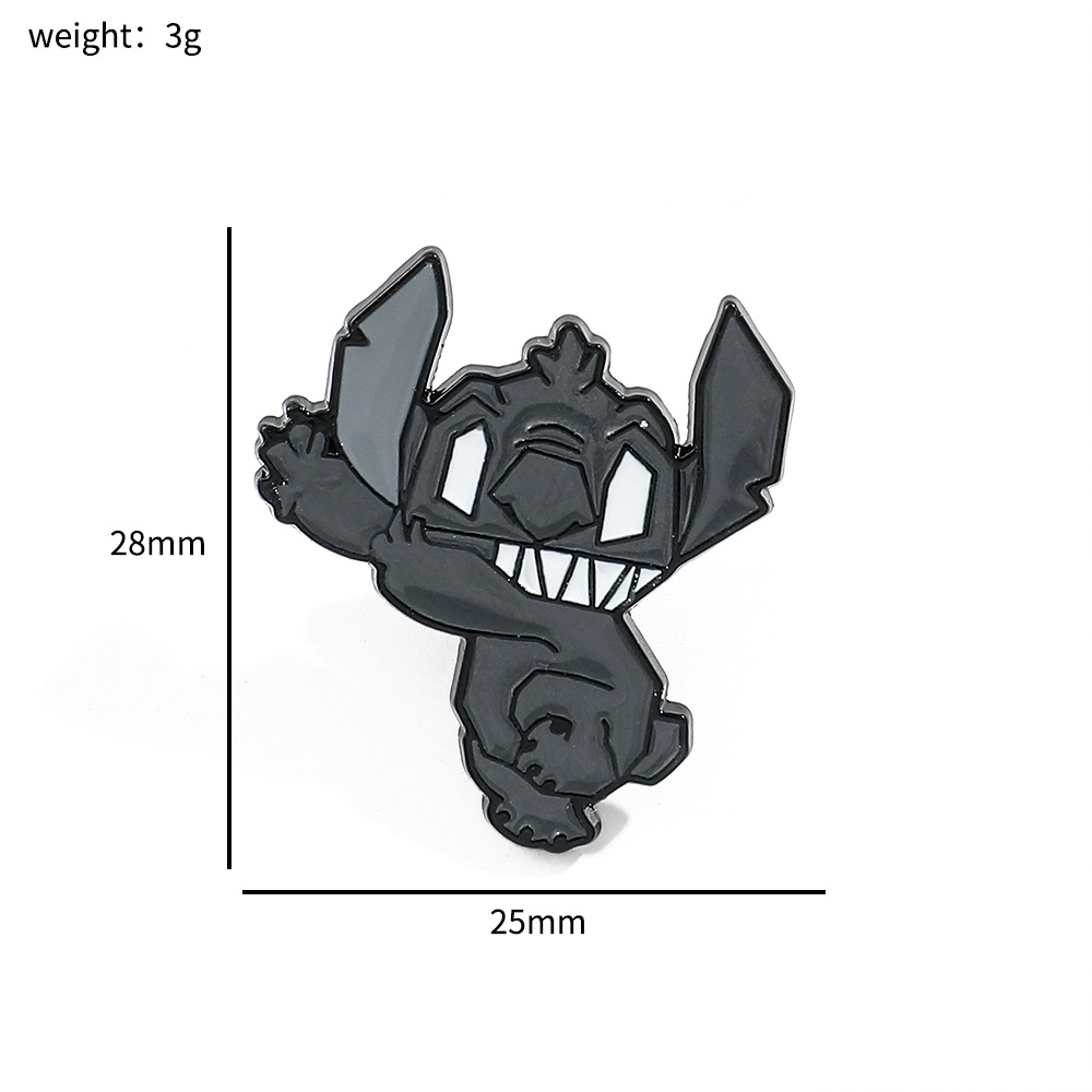 100 Insignias Metálicas Clásicas de Stitch, Broche de Aleación de Star Wars, Stitch, Maestro Yoda, Venta al por Mayor