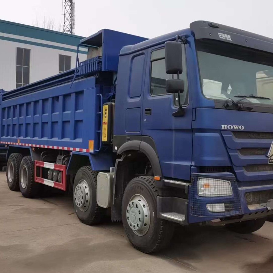 出口版重汽豪沃380马力  400马力  前四后八全新自卸车出口几内亚