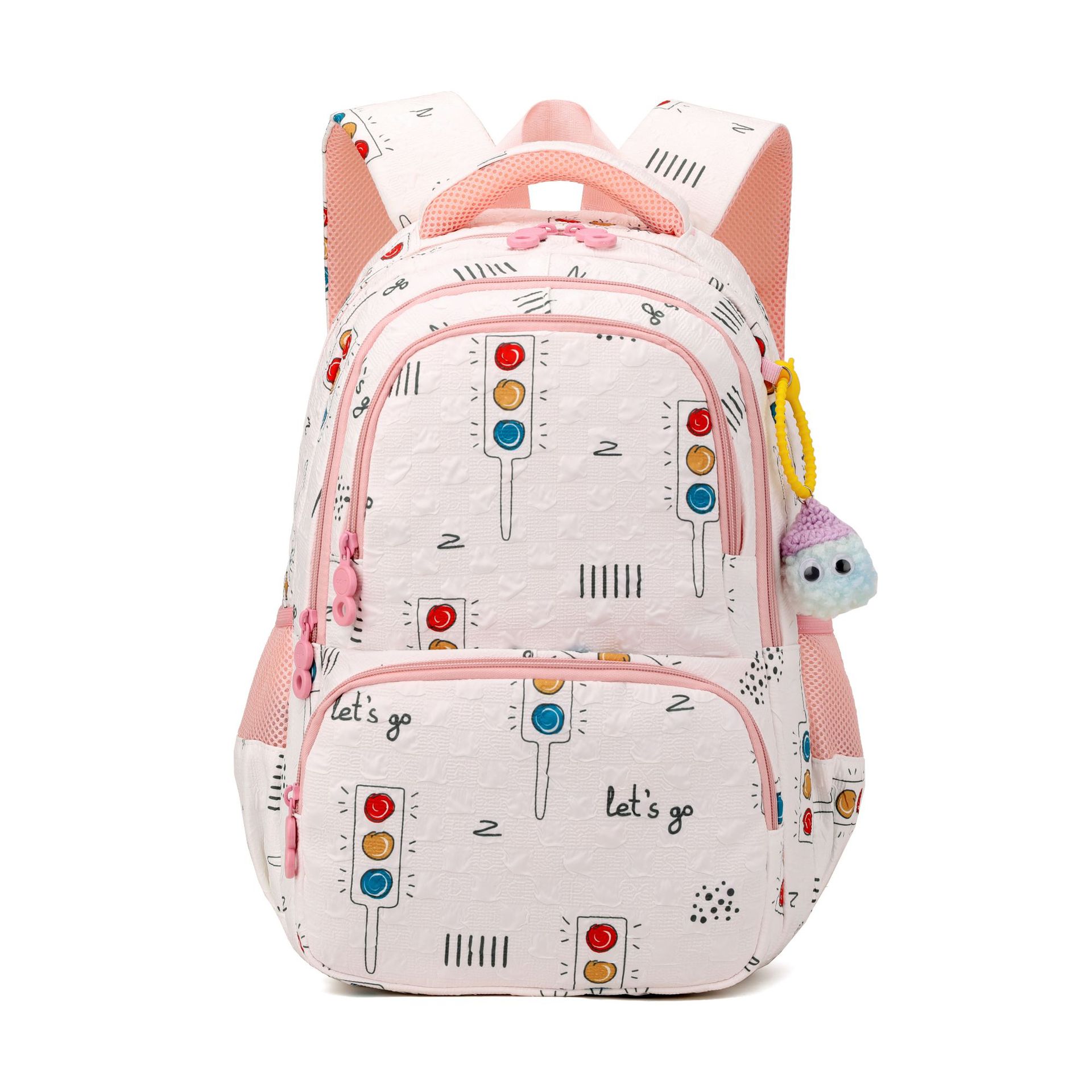 Peces naturales nuevos niños schoolbag estudiante de la escuela primaria Grado tres a seis mochila chica schoolbag Grado uno Venta caliente