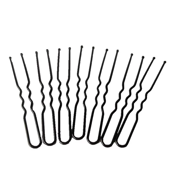 European and American cross-border black Golden updo U-shaped clip bride female shape clip hairpin U-shaped hair clip factory direct sales