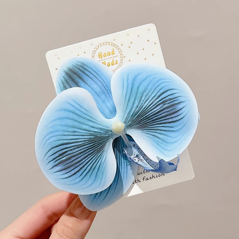 Caro con rosa roja clip de agarre para mujeres 2025 nuevo toque de cabeza de flores de super hadas explosión clip de tiburón