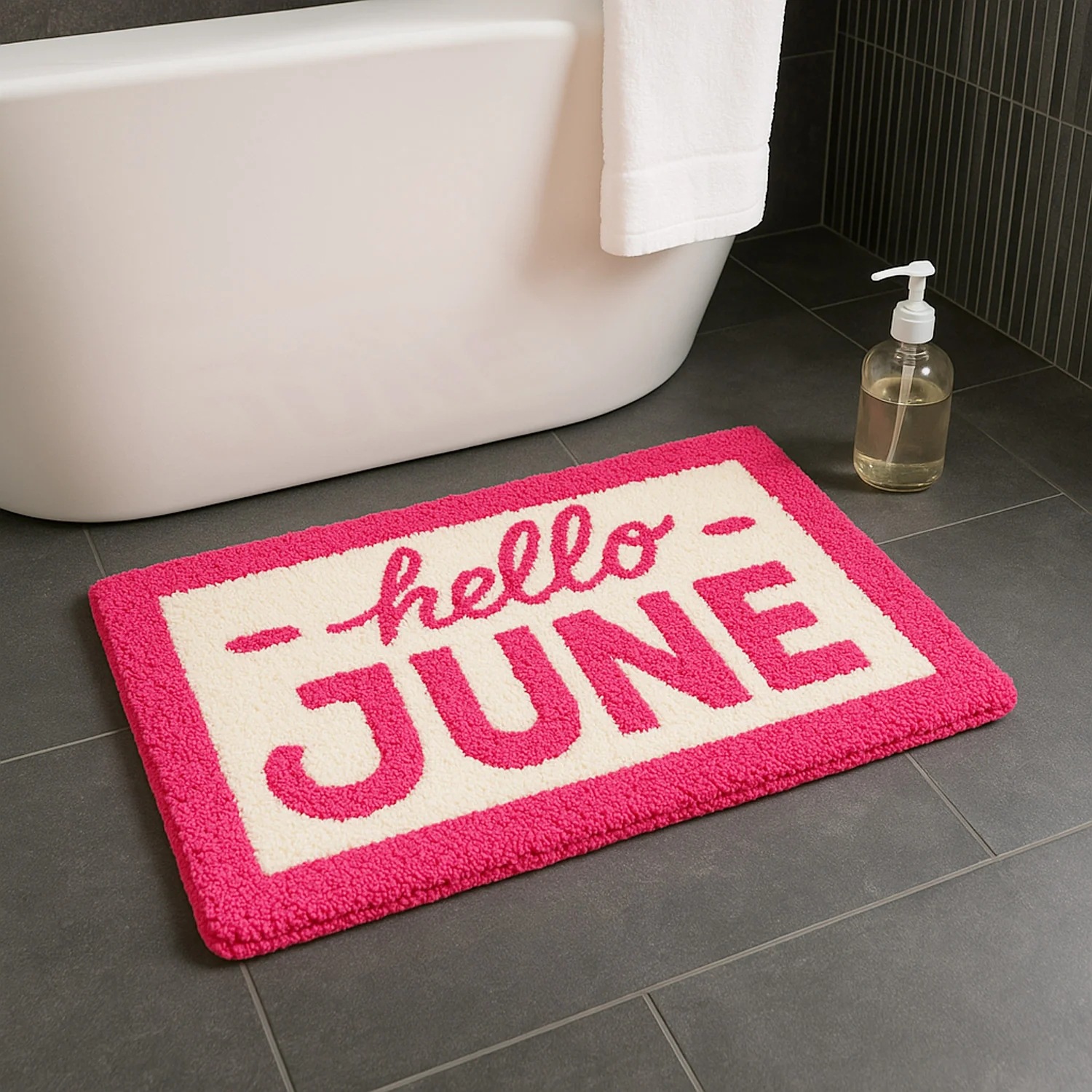 Caricatura encantadora pequeña fresca imitación almohadilla de cachemir baño espeso absorción de agua pasillo de entrada resistente a la suciedad fácil de cuidar almohadilla para el cabello