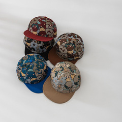 Children's Duck Hat Spring Style Korean Style Cartoon Animal Flat Brim Duck Hat Outing Sunshade Adjustable Cap