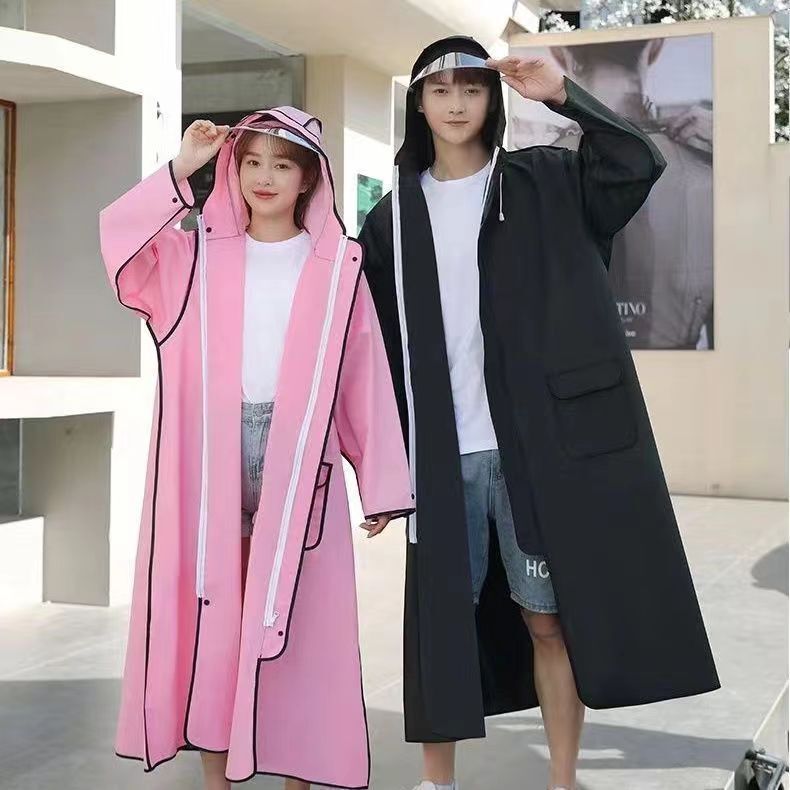 New Raincoat for Electric Bikes, Long Full-Body Rain Protection for Women and Men Cycling, Cute Rain Poncho