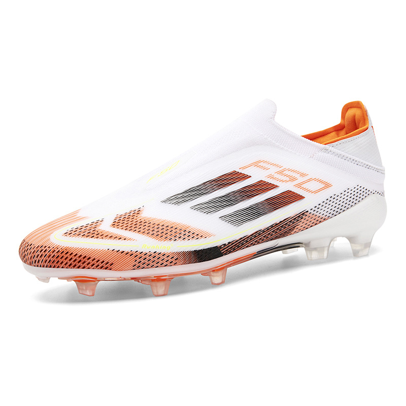 2025 nuevos zapatos de fútbol de césped de clavos largos transfronterizos de moda para estudiantes jóvenes hombres y mujeres fábricas bajas