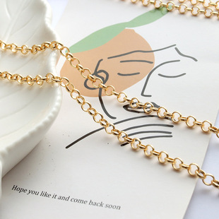 ��ɫ14K�����~����18K���5MM�AO���β����L���diy�Ʒ