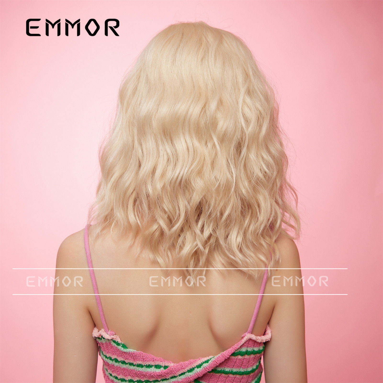 Peluca de pelo corto blanco de verano femenino oblicuo dividido blanco cabeza de Bobo natural reducción de edad alta Cráneo superior mullido cubierta de cabeza completa