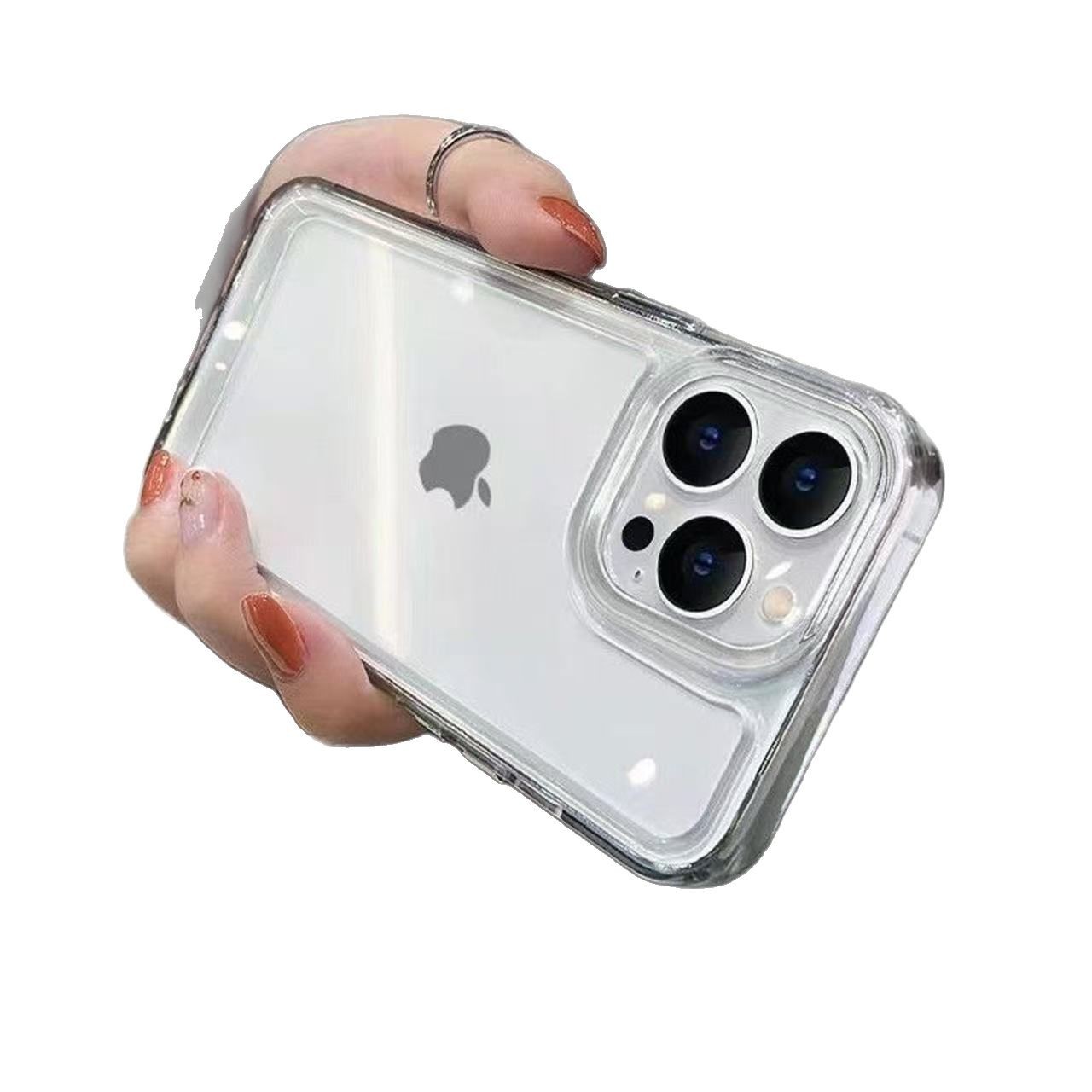 Funda Simple para Teléfono Apple 17 Pro Max, Nueva Funda Transparente para iPhone 16, Anti-caídas para 14, Cobertura Total para 15.